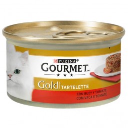 PURINA Gourmet Gold Tartelette Buey & Tomate 85 gr